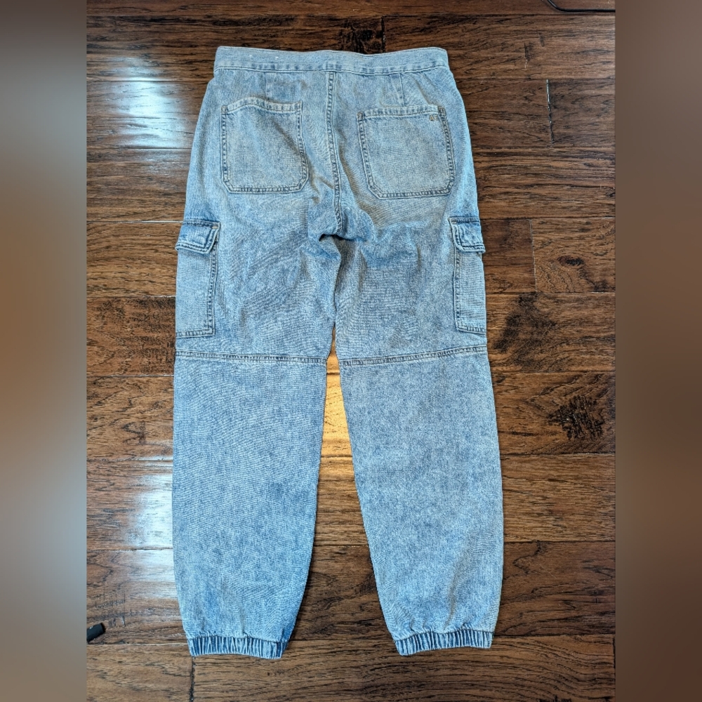 American Eagle Lightweight Denim Joggers Size 6 - Picture 2 of 10